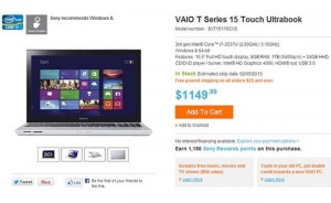 Sony Vaio T15