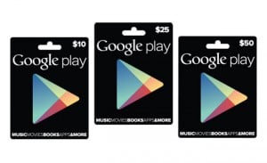 Google Play Gift Cards