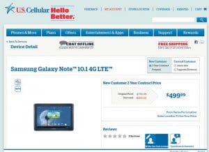 Samsung Galaxy Note 10.1 LTE
