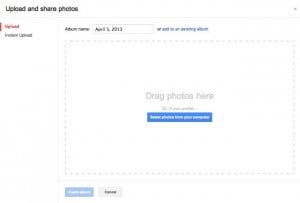 Google Full Size Photo Upload