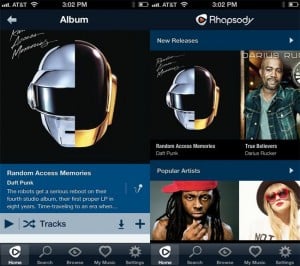 Rhapsody iPhone