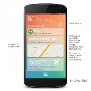 Android 5.0 Key Lime Pie Concept