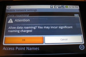 European Mobile Roaming Charges