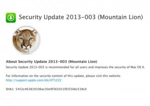 Apple Security Update
