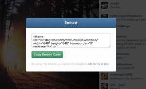 Instagram Web Embed