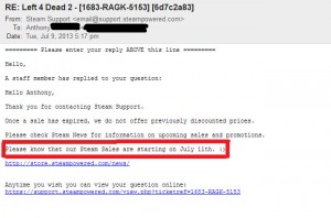 Steam Email