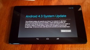Nexus 7 Android 4.3