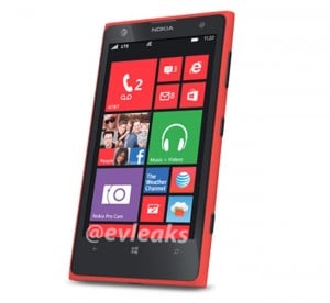 Red Nokia Lumia 1020