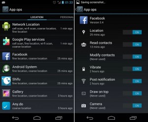 Android 4.3 App Ops
