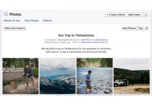 Facebook Shared Photo Albums