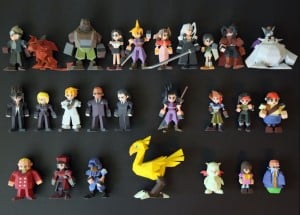 Final Fantasy VII Characters 3D Printed