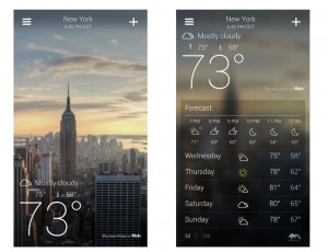 Yahoo Weather App Launches On To Android Devices