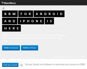 BBM for Android and iPhone