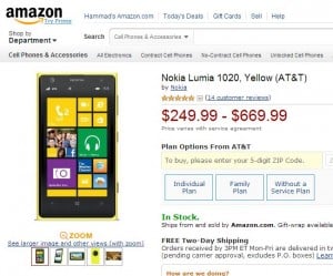 Lumia 1020 Amazon