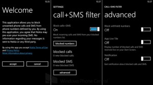 Lumia Call Blocking