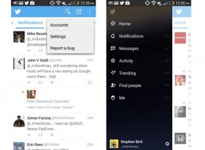 Twiiter Android app
