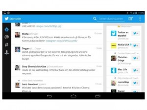Twitter Tablet App