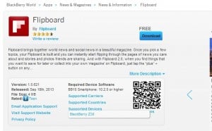 Flipboard Blackberry