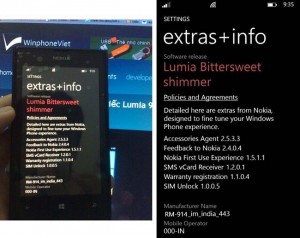 Lumia 520 Bittersweet shimmer