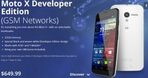Moto X Developer Edition