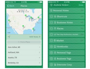 Evernote iOS Update