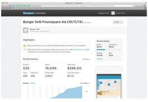 Foursquare Advertising