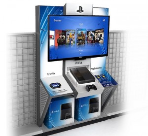 PlayStation 4 demo kiosks
