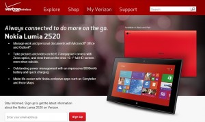 Verizon Lumia 2520