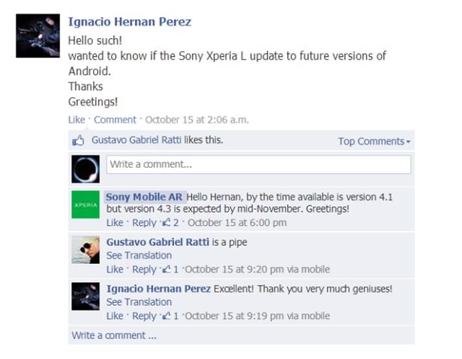 Sony Xperia L