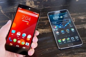 Google Nexus 5 vs Galaxy Note 3