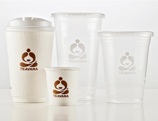 Starbuck paper tea cup