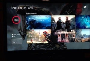 Xbox One Achievement Interface