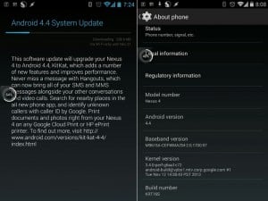 Android 4.4 Update