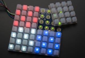 Adafruit 4×4 elastomer keypad