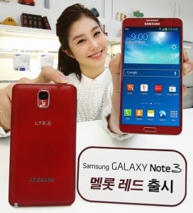 Merlot Red Samsung Galaxy Note 3