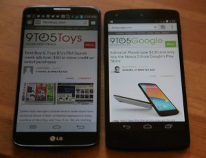 Nexus 5 and G2