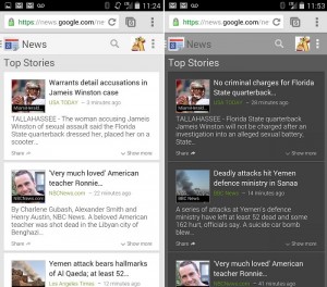 Google News Mobile