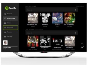 Spotify LG TV