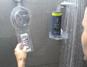 smartphone shower case