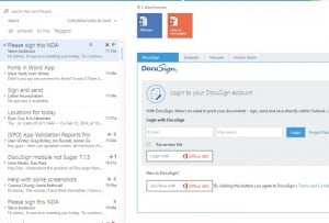 Microsoft and DocuSign