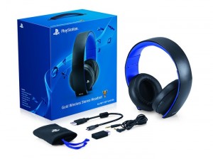 PS4 Gold Wireless Headset