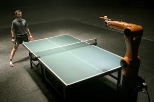 Ping Pong Champion Takes On Kuka Robot