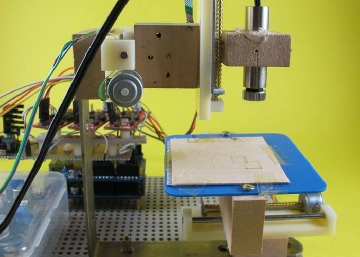 Arduino Mini Lazer Paper-Cutter