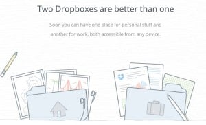 Dropbox account switching