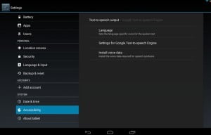 Google Text-to-Speech App
