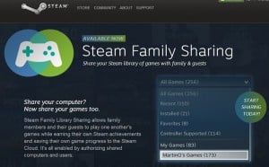 Steam Family Sharing