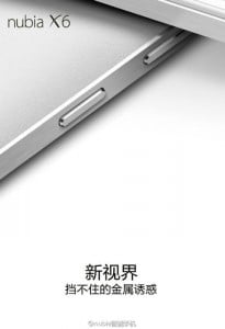 zte nubia x6
