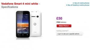 Vodafone Smart 4 Mini