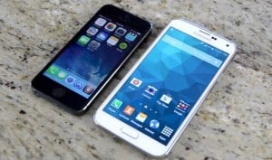 galaxy s5 vs iphone 5s