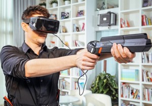 ANTVR virtual reality headset and controller